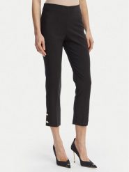 Rinascimento Spodnie materiałowe CFC0128641003 Czarny Slim Fit. Czarne spodnie materiałowe damskie Rinascimento, bez wzorów, z materiału. Za 449.99 zł.