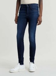 G-Star Dżinsy - Skinny fit - w kolorze granatowym rozmiar: W26/L32. Niebieskie jeansy damskie G-Star. Za 350.95 zł.