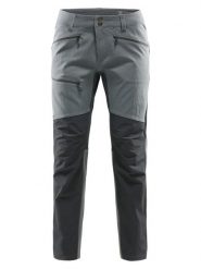 Haglöfs Spodnie funkcyjne "Rugged" w kolorze szaro-czarnym rozmiar: 36. Czarne spodnie dresowe damskie Haglöfs, bez wzorów, z materiału. Za 304.99 zł.