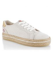 Kimberfeel Sneakersy "Maissa" w kolorze beżowym rozmiar: 41. Brązowe obuwie sportowe damskie Kimberfeel, bez zapięcia. Za 121.99 zł.