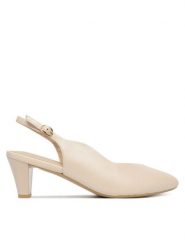 Caprice Czółenka 9-29603-44 Beżowy. Brązowe czółenka damskie Caprice, bez wzorów, ze skóry, bez obcasa. Za 238.99 zł.