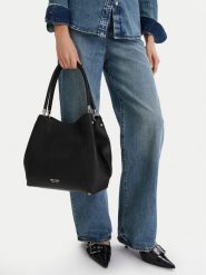 Nine West Torebka CEO-Olira-LDA8566 Czarny. Czarne torebki klasyczne damskie Nine West, z materiału, bez dodatków. Za 199.99 zł.