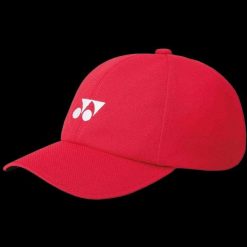Czapka Yonex 341. Czerwone czapki z daszkiem damskie YONEX, bez wzorów. Za 73.00 zł.