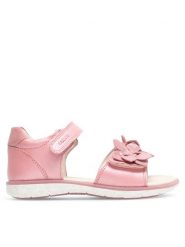 Lasocki Kids Sandały HEART CI12-2854-02D Różowy. Czerwone sandały dziewczęce Lasocki Kids, ze skóry, bez obcasa, bez zapięcia. Za 129.99 zł.