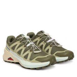 Buty do biegania Salomon. Zielone obuwie sportowe damskie Salomon, do biegania, salomon speedcross. Za 469.99 zł.