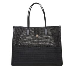 Torebka Tommy Hilfiger. Czarne shopper bag Tommy Hilfiger, bez dodatków. Za 519.99 zł.