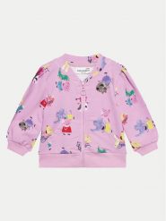 Coccodrillo Bluza WC4132201LGD Różowy Regular Fit. Czerwone bluzy dziewczęce COCCODRILLO, bez wzorów, z bawełny, bez ramiączek, bez kaptura. Za 49.99 zł.