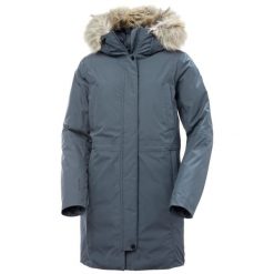 Damska wodoodporna kurtka z kapturem Helly Hansen Senja. Szare kurtki damskie Helly Hansen, m, bez wzorów, z futra, z kapturem. Za 1,114.10 zł.