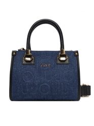 Liu Jo Torebka S Satchel AF5163 D0001 Granatowy. Niebieskie torebki klasyczne damskie Liu Jo, z materiału, bez dodatków. Za 669.99 zł.