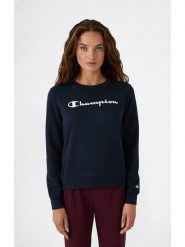 Champion Bluza w kolorze granatowym rozmiar: XL. Niebieskie bluzy damskie Champion, xl, bez wzorów, z bawełny, bez kaptura. Za 104.89 zł.