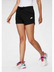 Nike Szorty dresowe w kolorze czarnym rozmiar: XL. Czarne szorty damskie Nike, bez wzorów, z bawełny. Za 147.95 zł.