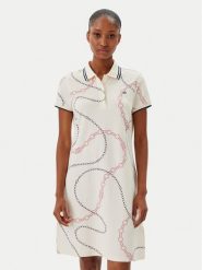 Tommy Hilfiger Sukienka codzienna WW0WW45532 Beżowy Regular Fit. Brązowe sukienki damskie Tommy Hilfiger, bez wzorów, z bawełny, bez ramiączek. Za 569.99 zł.