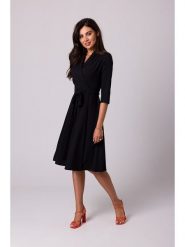 Be Wear Sukienka w kolorze czarnym rozmiar: L. Czarne sukienki damskie Be Wear, bez wzorów, z tkaniny, bez ramiączek. Za 242.13 zł.