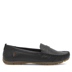 Mokasyny Lasocki. Czarne mokasyny damskie Lasocki, bez obcasa. Za 169.99 zł.