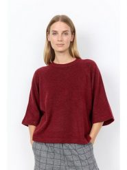 Soyaconcept Sweter "Orlean" w kolorze bordowym rozmiar: XS. Czerwone swetry klasyczne damskie Soyaconcept, xs, bez kołnierzyka. Za 164.95 zł.