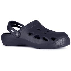 Trespass Charter - sandały unisex, granatowe. Niebieskie sandały damskie Trespass, bez wzorów, bez obcasa, bez zapięcia. Za 208.99 zł.
