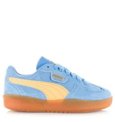 Buty damskie trampki sportowe PALERMO MODA. Niebieskie trampki damskie Puma, bez wzorów, z dresówki, bez zapięcia. Za 199.00 zł.