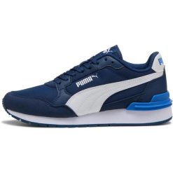 Adidasy Puma St Runner V4 Nl Jr, Dla obu płci. Niebieskie obuwie sportowe casual damskie Puma, ze skóry ekologicznej, bez zapięcia. Za 290.00 zł.