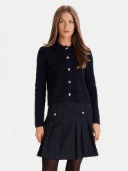 Morgan Kardigan 252-MIMDIE Granatowy Regular Fit. Niebieskie kardigany damskie Morgan, s, bez wzorów, z syntetyku. Za 329.99 zł.