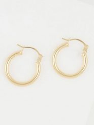 OR ÉCLAT Złote kolczyki-kreole "Théa" rozmiar: onesize. Żółte kolczyki damskie Or Éclat, złote. Za 391.99 zł.