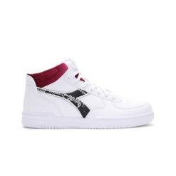 Trampki damskie DIADORA RAPTOR MID REPTILE WN. Białe trampki damskie Diadora, bez wzorów, bez zapięcia. Za 109.99 zł.