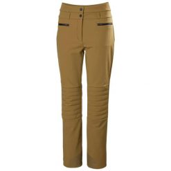 Spodnie narciarskie dla kobiet Helly Hansen Avanti Stretch 2.0. Brązowe spodnie sportowe damskie Helly Hansen, na zimę, bez wzorów, narciarskie. Za 1,112.50 zł.