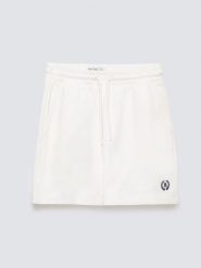 Szorty damskie dresowe z niewielkim haftem białe Meganta 100. Białe szorty damskie Big Star, bez wzorów, z bawełny. Za 119.99 zł.