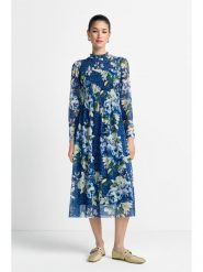 Rich & Royal Sukienka w kolorze niebiesko-zielonym rozmiar: L. Niebieskie sukienki damskie Rich & Royal, bez wzorów, bez ramiączek. Za 250.35 zł.