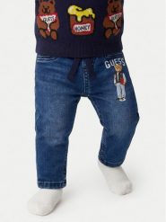 Guess Jeansy I6YA01 D1270 Niebieski Regular Fit. Niebieskie jeansy chłopięce Guess, z bawełny. Za 154.99 zł.
