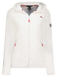 ANAPURNA Kurtka polarowa "Uternel" w kolorze białym rozmiar: L. Białe kurtki damskie ANAPURNA, l, z aplikacjami, z polaru, bez kaptura. Za 82.99 zł.