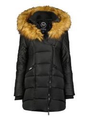 Maison Montaigne Parka "Ausmai" w kolorze czarnym rozmiar: XL. Czarne parki damskie Maison Montaigne, xl, bez kaptura. Za 229.46 zł.