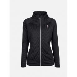 Kurtka damska z dwóch materiałów Aulp Simix. Czarne kurtki damskie Aulp, bez wzorów, z materiału, bez kaptura. W wyprzedaży za 279.99 zł.