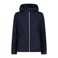 Damska kurtka z kapturem CMP. Czarne kurtki damskie CMP, bez wzorów, z puchu, z kapturem. Za 414.35 zł.