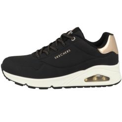 Sneakersy damskie Skechers Uno - Shimmer Away. Białe obuwie sportowe damskie Skechers, z gumy, bez zapięcia, trekkingowe, Skechers Sport. Za 414.00 zł.