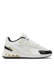 Kappa Sneakersy Logo Nagyo Kid 311I49W Biały. Białe buty sportowe chłopięce Kappa, ze skóry, bez zapięcia. Za 149.99 zł.