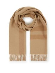 Lanerossi Kaszmirowy szal "Senna" w kolorze jasnobrązowym - 190 x 35 cm rozmiar: onesize. Brązowe szaliki damskie Lanerossi, bez wzorów, z kaszmiru. Za 282.99 zł.