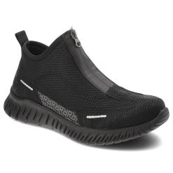 Czarne Półbuty Rieker Sportowe Obuwie Damskie Antistress. Czarne obuwie sportowe casual damskie Rieker, z materiału. Za 349.00 zł.