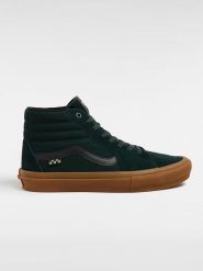 Vans Skórzane sneakersy "Sk8-Hi" w kolorze szmaragdowozielonym rozmiar: 40. Zielone obuwie sportowe damskie Vans, za kostkę, bez zapięcia. Za 246.53 zł.