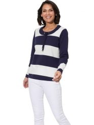 WITT WEIDEN Bluzka w kolorze fioletowo-kremowym rozmiar: 38. Brązowe bluzki damskie WITT WEIDEN, bez wzorów, bez kołnierzyka, bez ramiączek. Za 52.30 zł.