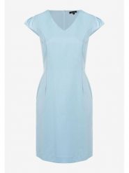 More & More Sukienka w kolorze błękitnym rozmiar: 38. Niebieskie sukienki damskie More & More, bez wzorów, bez ramiączek. Za 132.98 zł.