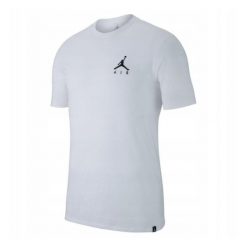Koszulka Air Jordan Jumpman Dri-FIT Embroidered Tee. Białe bluzki damskie Jordan, bez wzorów, bez kołnierzyka, bez ramiączek. Za 125.35 zł.