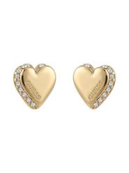 Guess Kolczyki JUBE06 092JW Złoty. Żółte kolczyki damskie Guess, ze stali. Za 198.99 zł.