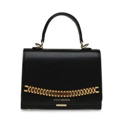 Torebka Steve Madden. Czarne torebki klasyczne damskie Steve Madden, bez dodatków. Za 489.99 zł.
