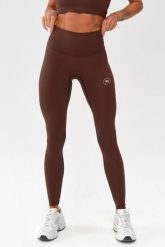 Damskie legginsy sportowe fitness Rough Radical Zoya Classic. Brązowe legginsy damskie ROUGH RADICAL, s, bez wzorów, z elastanu, z podwyższonym stanem, na fitness i siłownię. Za 135.92 zł.