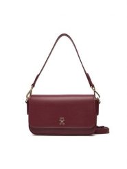 Tommy Hilfiger Torebka Th Icon Conv AW0AW17677 Bordowy. Czerwone torebki klasyczne damskie Tommy Hilfiger, ze skóry, bez dodatków. Za 509.99 zł.
