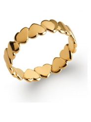 L'Atélier Précieux Pozłacany pierścionek rozmiar: 60. Żółte pierścionki damskie l'Atelier precieux, pozłacane. Za 113.99 zł.