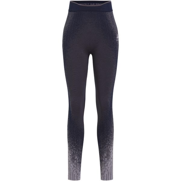 Legginsy termoaktywne damskie ODLO Performance Warm Blackcomb BL. Szare legginsy damskie ODLO, xs, bez wzorów. Za 293.99 zł.