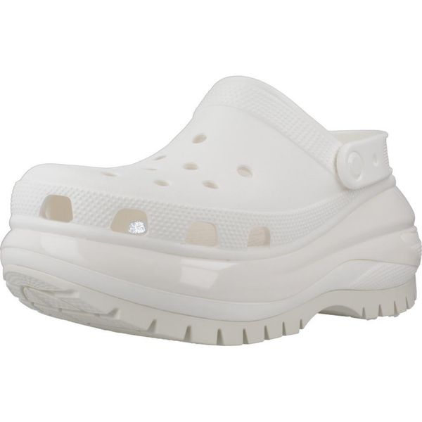 Tenisówki Crocs Model Classic Mega Crush Clog Kolor Biały. Białe trampki damskie Crocs, bez wzorów, z gumy, bez zapięcia. Za 239.00 zł.