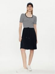Tommy Hilfiger Sukienka letnia WW0WW42467 Granatowy Regular Fit. Niebieskie sukienki damskie Tommy Hilfiger, bez wzorów, z wiskozy, bez ramiączek. Za 379.99 zł.