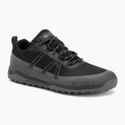 Buty berefoot damskie Xero Shoes Scrambler Trail Low WP. Czarne obuwie trekkingowe damskie XERO SHOES, bez zapięcia. Za 689.99 zł.